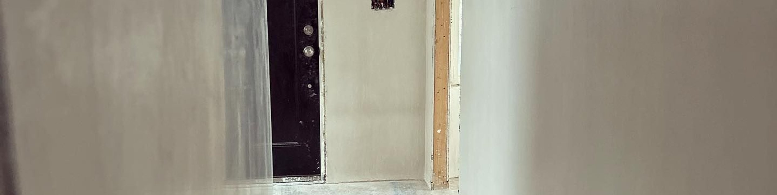 completed plaster walls and ceiling in a Boston interior