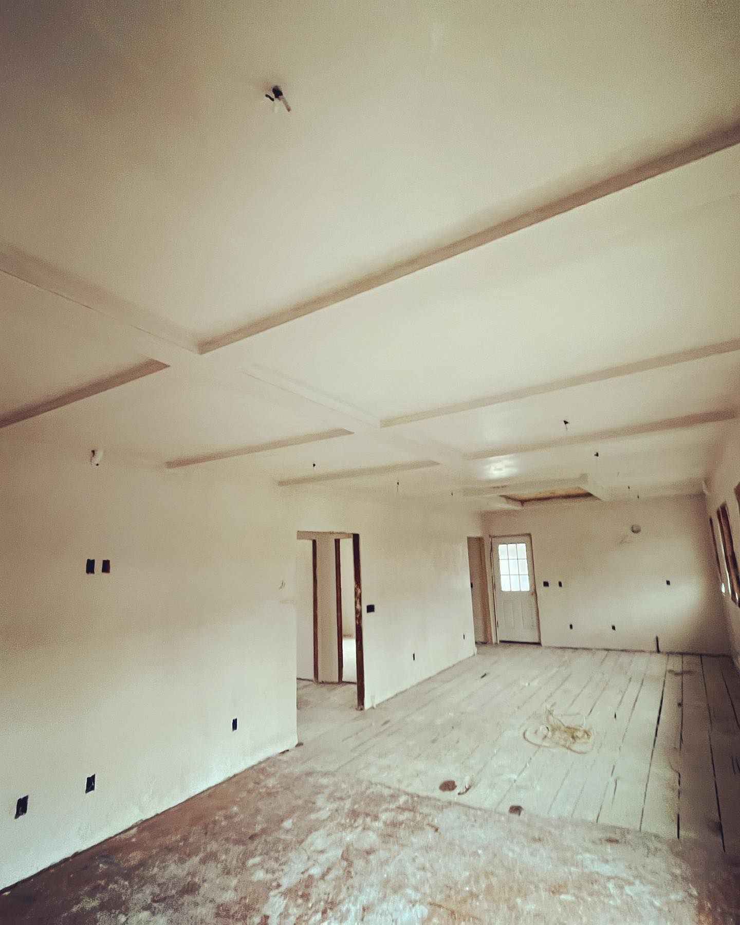 interior plastering project